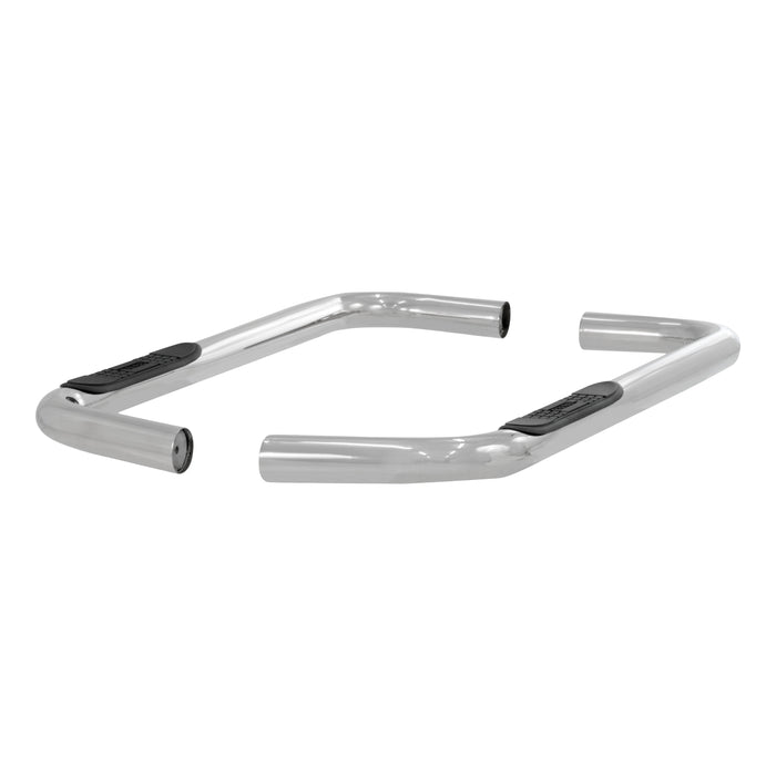 ARIES 205002-2 3in. Round Polished Stainless Side Bars; Select Dodge Ram 1500; 2500 - Truck Part Superstore
