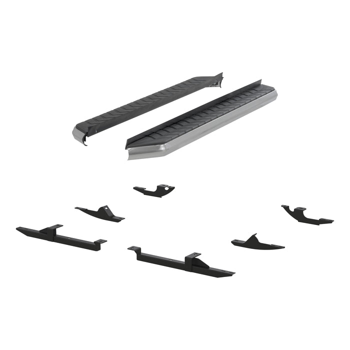 ARIES 2051008 AeroTread 5in. x 67in. Polished Stainless Running Boards; Select Compass; Patrio - Truck Part Superstore