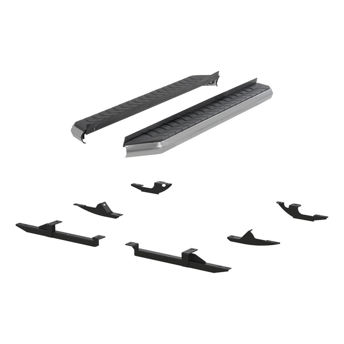 ARIES 2051008 AeroTread 5in. x 67in. Polished Stainless Running Boards; Select Compass; Patrio - Truck Part Superstore
