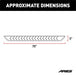 ARIES 2051019 AeroTread 5in. x 70in. Polished Stainless Running Boards; Select Hyundai Tucson - Truck Part Superstore