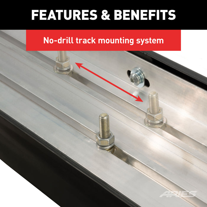 ARIES 2051019 AeroTread 5in. x 70in. Polished Stainless Running Boards; Select Hyundai Tucson - Truck Part Superstore