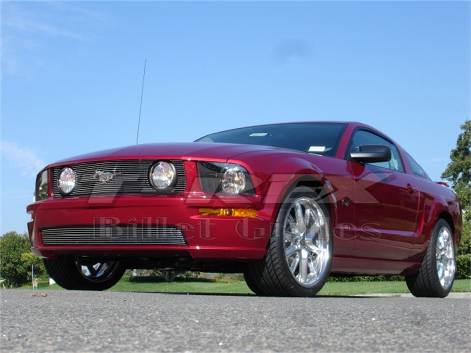 T-Rex Grilles 20516 Billet Series Grille; Horizontal; Aluminum; Polished; 3 Pc; Overlay; - Truck Part Superstore