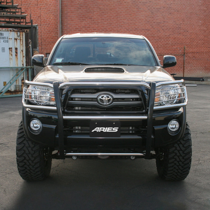ARIES 2054-2 Polished Stainless Grille Guard; Select Toyota Tacoma - Truck Part Superstore