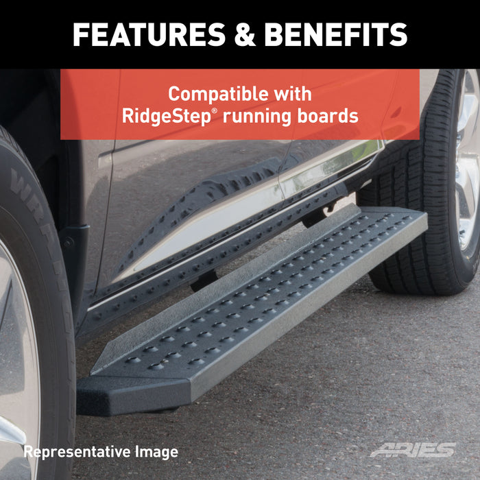 ARIES 2055125 ARIES 2055125 VersaTrac Mounting Brackets; Running Boards Sold Separately - Truck Part Superstore