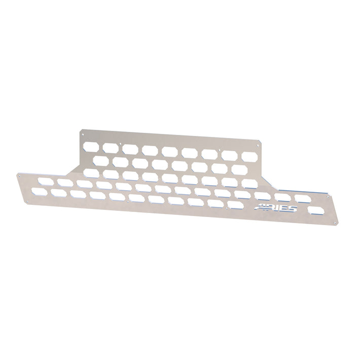 ARIES 2055193 ARIES 2055193 AdvantEDGE Paintable Aluminum Cover Plate for Bull Bar with LEDs - Truck Part Superstore