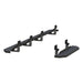 ARIES 2055535 RidgeStep 6-1/2in. x 96in.; 36in. Black Steel Running Boards; Select Ford Transi - Truck Part Superstore