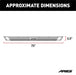 ARIES 2055875 AdvantEDGE 5-1/2in. x 75in. Chrome Aluminum Side Bars (No Brackets) - Truck Part Superstore