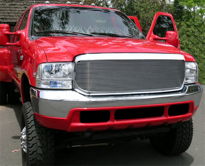 T-Rex Grilles 20574 Billet Series Grille; Horizontal; Aluminum; Polished; 1 Pc; Insert; - Truck Part Superstore
