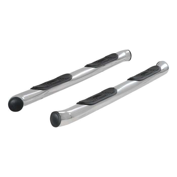 ARIES 206008-2 3in. Round Polished Stainless Side Bars; Select Honda Pilot - Truck Part Superstore