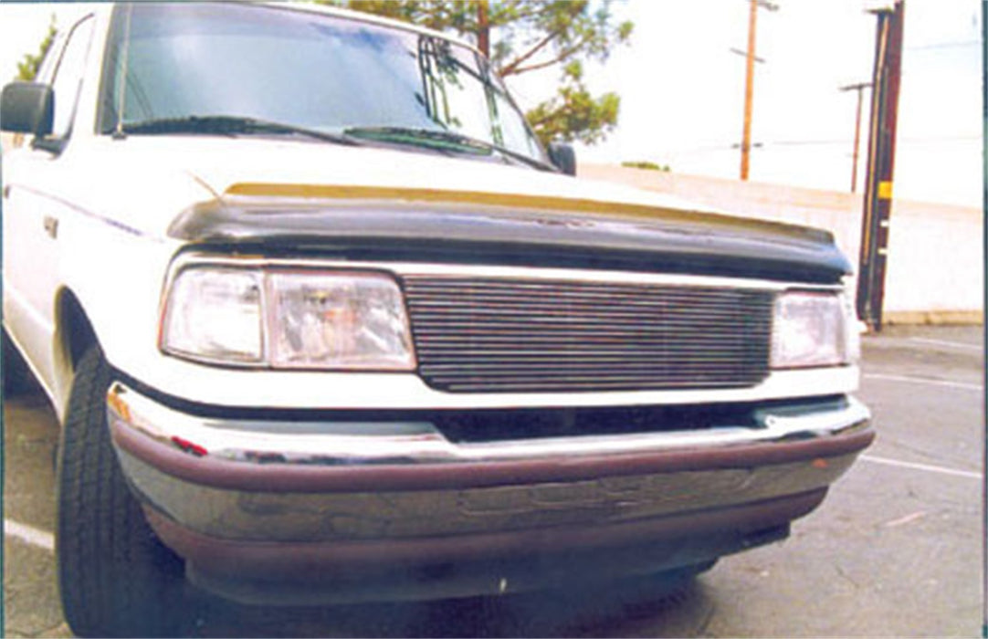 T-Rex Grilles 20675 Billet Series Grille; Horizontal; Aluminum; Polished; 1 Pc; Replacement; - Truck Part Superstore