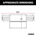ARIES 2069-2 ARIES 2069-2 1-1/2-Inch Polished Stainless Steel Grille Guard; No-Drill; Select - Truck Part Superstore