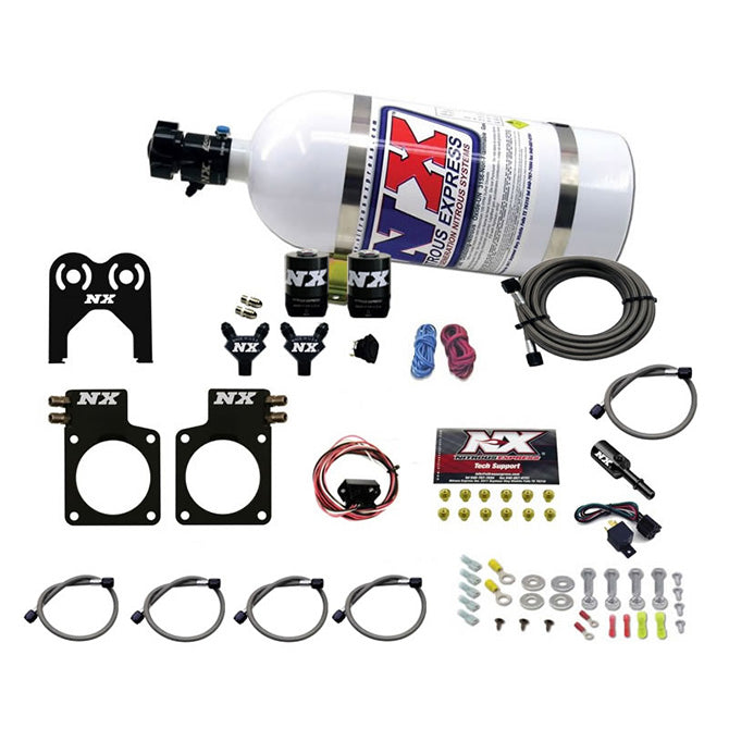 Nitrous Express 20717-10 NISSAN GT-R NITROUS PLATE SYSTEM (35-300HP) W/10LB BOTTLE - Truck Part Superstore