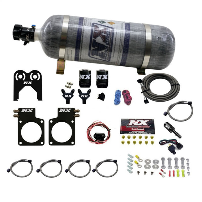 Nitrous Express 20717-12 NISSAN GT-R NITROUS PLATE SYSTEM (35-300HP) W/COMPOSITE BOTTLE - Truck Part Superstore