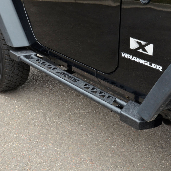 ARIES 2074100 Rocker Step Running Boards; Select Jeep Wrangler JK - Truck Part Superstore
