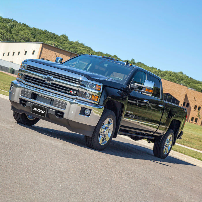 ARIES 2074109 Rocker Step Running Boards; Select Silverado; Sierra 1500; 2500; 3500 Crew Cab - Truck Part Superstore