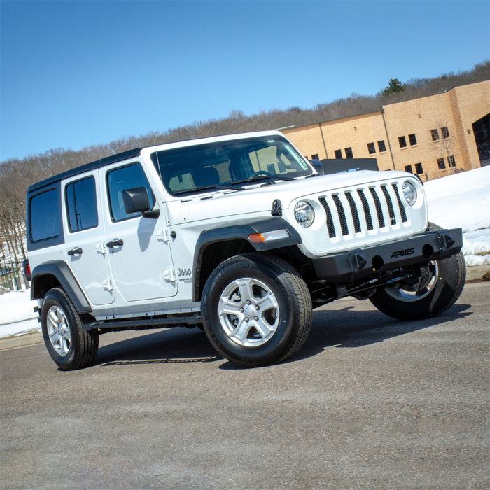 ARIES 2074118 Rocker Step Running Boards; Select Jeep Wrangler JL Unlimited - Truck Part Superstore