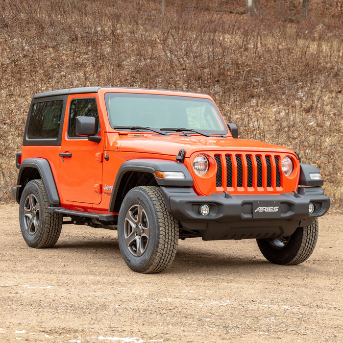 ARIES 2074119 Rocker Step Running Boards; Select Jeep Wrangler JL 2-Door - Truck Part Superstore