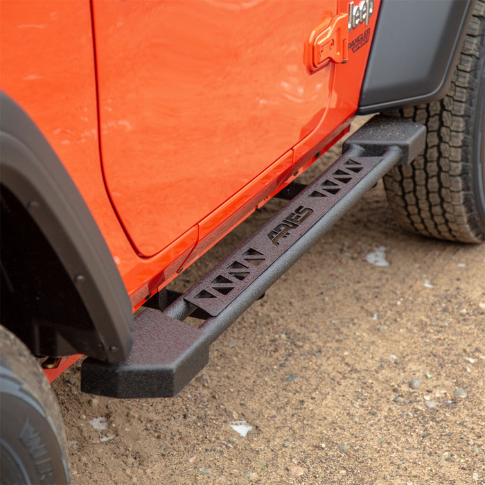 ARIES 2074119 Rocker Step Running Boards; Select Jeep Wrangler JL 2-Door - Truck Part Superstore