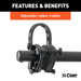 CURT 18029 Hitch-Mounted Bike Rack (2 Bikes; 1-1/4in. or 2in. Shank) - Truck Part Superstore