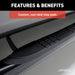 ARIES 208005 3in. Round Black Steel Side Bars; Select Mitsubishi Outlander; RVR - Truck Part Superstore