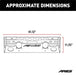 ARIES 2081000 TrailChaser Jeep Wrangler JK Steel Front Bumper Center Section - Truck Part Superstore