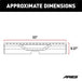 ARIES 2081024 TrailChaser Jeep Wrangler JL Steel Rear Bumper Center Section - Truck Part Superstore