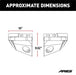 ARIES 2081220 TrailChaser Jeep Wrangler JK Steel Rear Bumper Corners - Truck Part Superstore