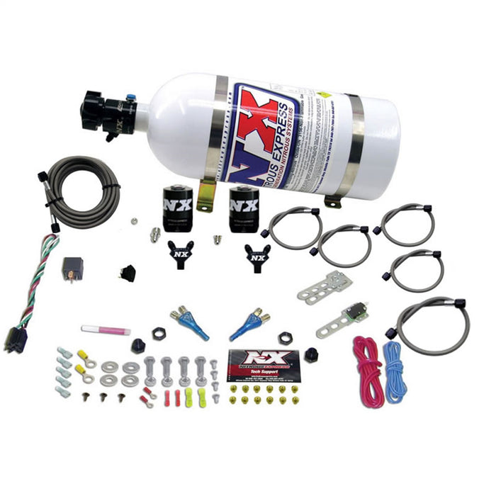 Nitrous Express 20816-10 BMW EFI ALL (50-300 HP) DUAL NOZZLE WITH 10LB BOTTLE - Truck Part Superstore