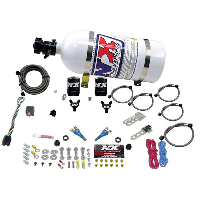 Nitrous Express 20816-10 BMW EFI ALL (50-300 HP) DUAL NOZZLE WITH 10LB BOTTLE - Truck Part Superstore