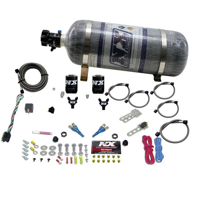 Nitrous Express 20816-12 BMW EFI ALL (50-300 HP) DUAL NOZZLE WITH COMPOSITE BOTTLE - Truck Part Superstore