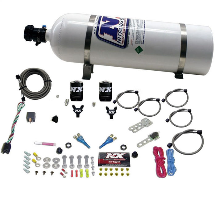 Nitrous Express 20816-15 BMW EFI ALL (50-300 HP) DUAL NOZZLE WITH 15LB BOTTLE - Truck Part Superstore