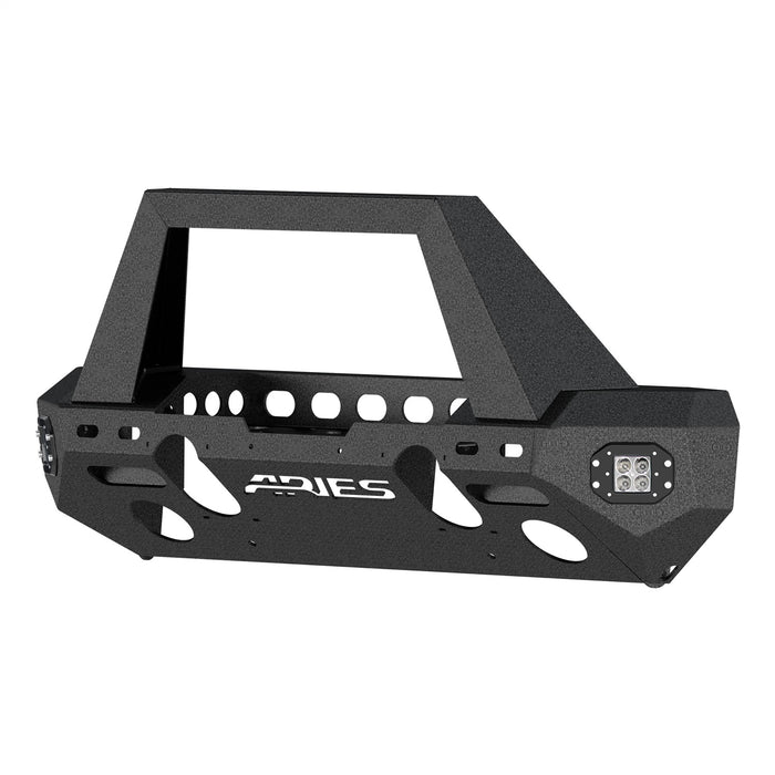 ARIES 2082043 TrailChaser Jeep Wrangler JK Steel Front Bumper (Option 1) - Truck Part Superstore