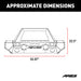 ARIES 2082051 TrailChaser Jeep Wrangler JK Steel Front Bumper (Option 2) - Truck Part Superstore