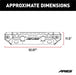 ARIES 2082071 TrailChaser Jeep Wrangler JL; Gladiator Steel Front Bumper (Option 5) - Truck Part Superstore