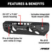 ARIES 2082071 TrailChaser Jeep Wrangler JL; Gladiator Steel Front Bumper (Option 5) - Truck Part Superstore