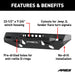 ARIES 2082072 TrailChaser Jeep Wrangler JL; Gladiator Steel Front Bumper (Option 7) - Truck Part Superstore