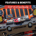 ARIES 2082073 TrailChaser Jeep Wrangler JL Front Bumper with Fender Flares (Option 7) - Truck Part Superstore