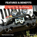 ARIES 2082078 TrailChaser Jeep Wrangler JL; Gladiator Steel Front Bumper (Option 4) - Truck Part Superstore