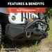 ARIES 2082078 TrailChaser Jeep Wrangler JL; Gladiator Steel Front Bumper (Option 4) - Truck Part Superstore
