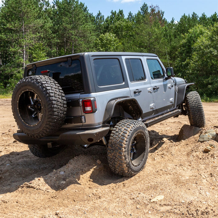 ARIES 2082080 ARIES 2082080 TrailChaser Black Steel Jeep Wrangler JL Rear Bumper - Truck Part Superstore