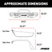 ARIES 2082086 TrailChaser Jeep Wrangler JL Front Bumper with Fender Flares (Option 8) - Truck Part Superstore