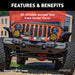 ARIES 2082086 TrailChaser Jeep Wrangler JL Front Bumper with Fender Flares (Option 8) - Truck Part Superstore