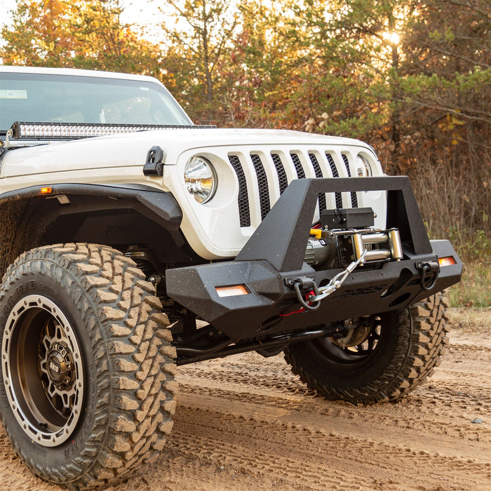 ARIES 2082087 TrailChaser Jeep JL; Gladiator Front Bumper with Fender Flares (Option 9) - Truck Part Superstore