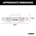 ARIES 2082088 TrailChaser Jeep Wrangler JL; Gladiator Steel Front Bumper (Option 8) - Truck Part Superstore
