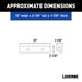 Luverne 2090615 10in. Universal Rubber Bumper Strip - Truck Part Superstore