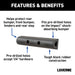 Luverne 2090615 10in. Universal Rubber Bumper Strip - Truck Part Superstore
