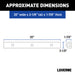 Luverne 2090616-2 20in. Universal Rubber Bumper Strips (2-Pack) - Truck Part Superstore
