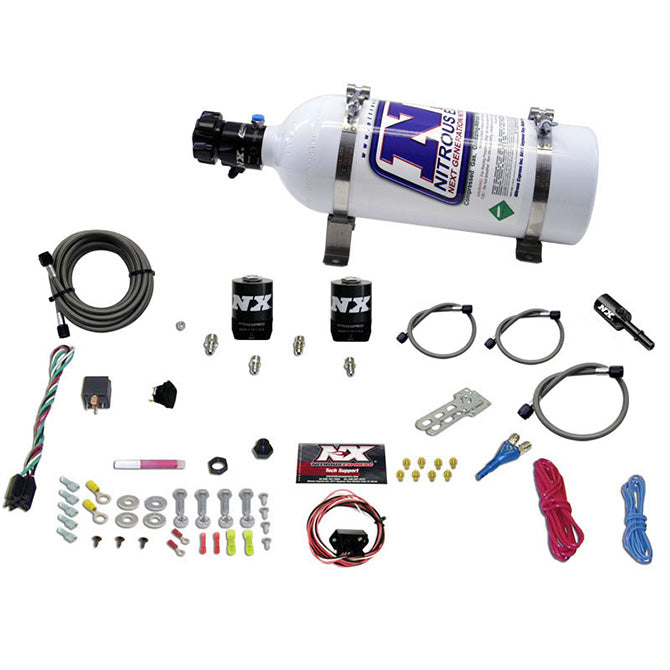 Nitrous Express 20918-05 HEMI/SRT8 SINGLE NOZZLE FLY-BY-WIRE SYS (35-150HP) W/5LB BOTTLE - Truck Part Superstore