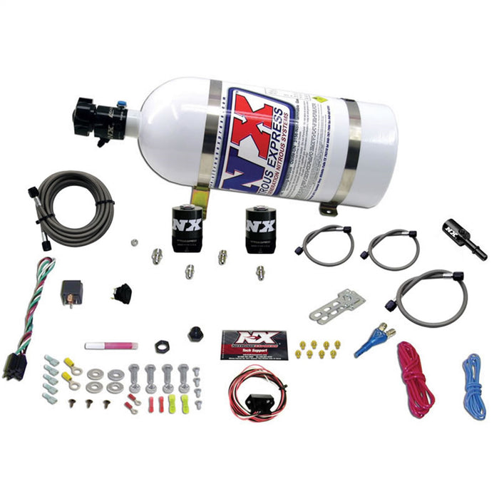 Nitrous Express 20918-10 HEMI/SRT8 SINGLE NOZZLE FLY-BY-WIRE SYS (35-150HP) W/10LB BOTTLE - Truck Part Superstore