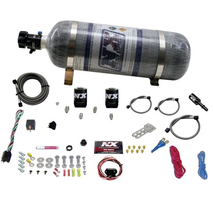 Nitrous Express 20918-12 HEMI/SRT8 SINGLE NOZZLE FLY-BY-WIRE SYS (35-150HP) W/COMPOSITE BOTTLE - Truck Part Superstore